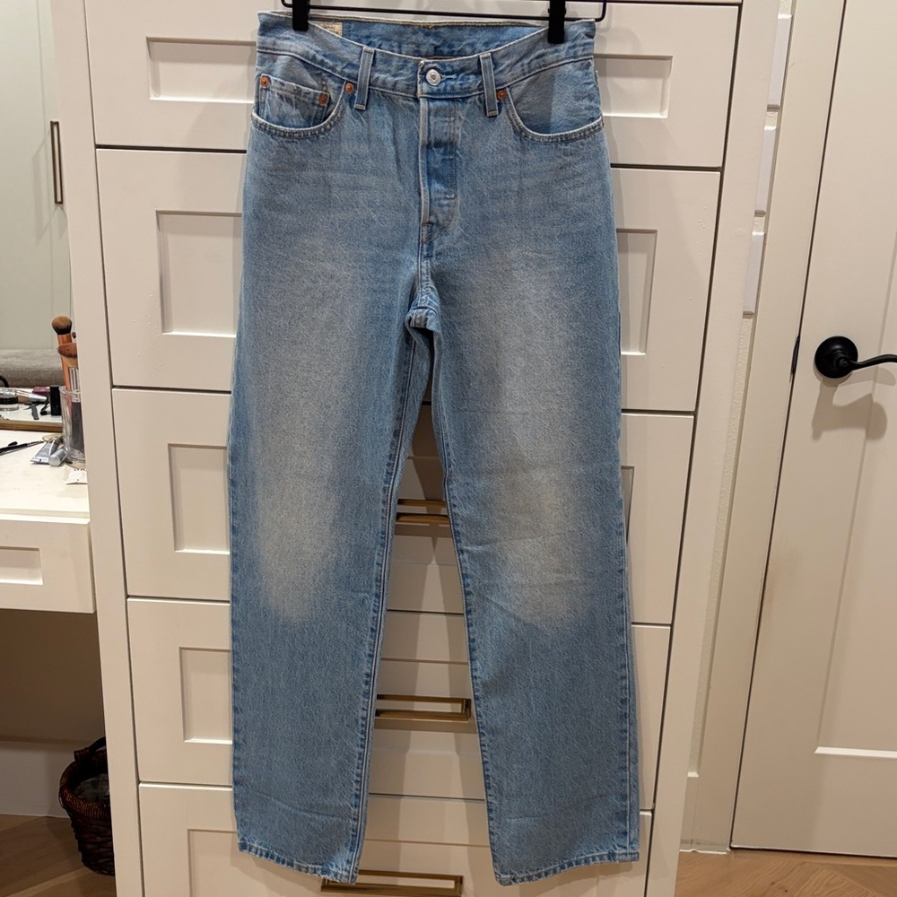 Levi's Premium Classic 501 90s Blue Straight Leg Jeans